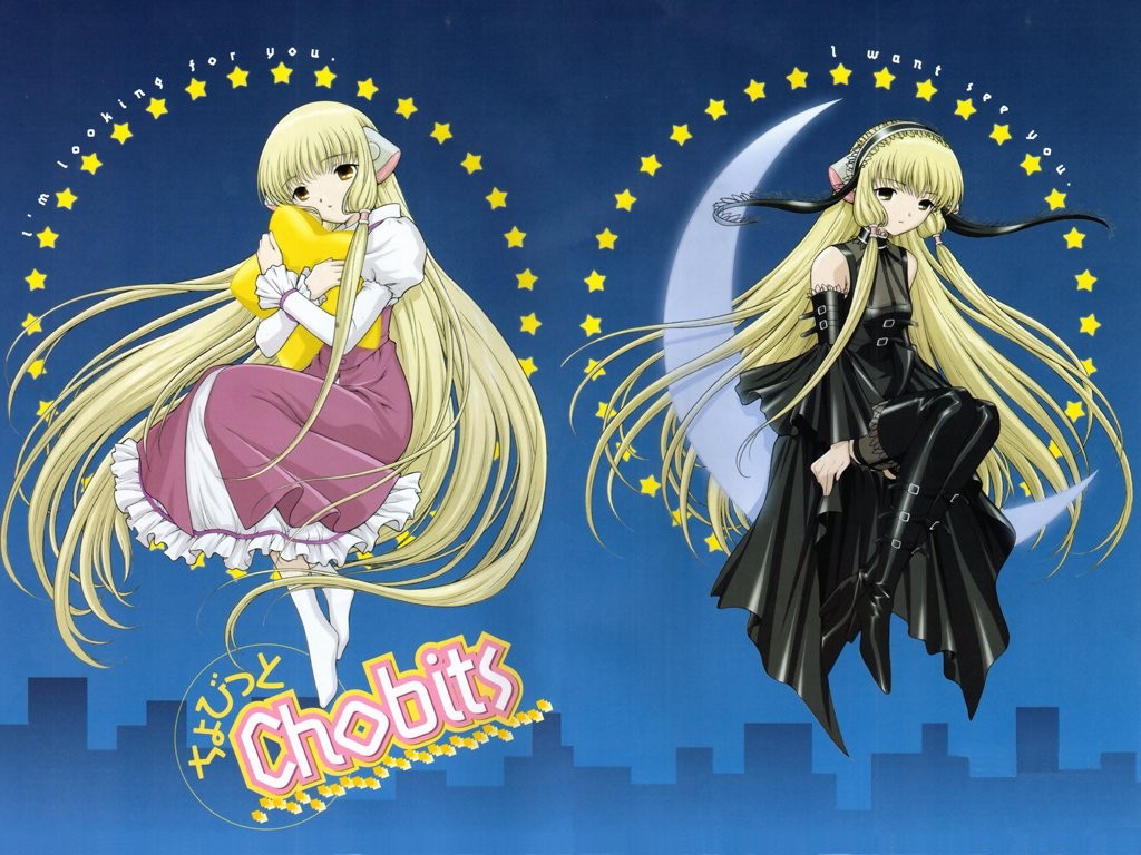 Hey once again, there are some wallpapers for Chobits here, u can download 